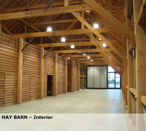 interior of Hay Barn